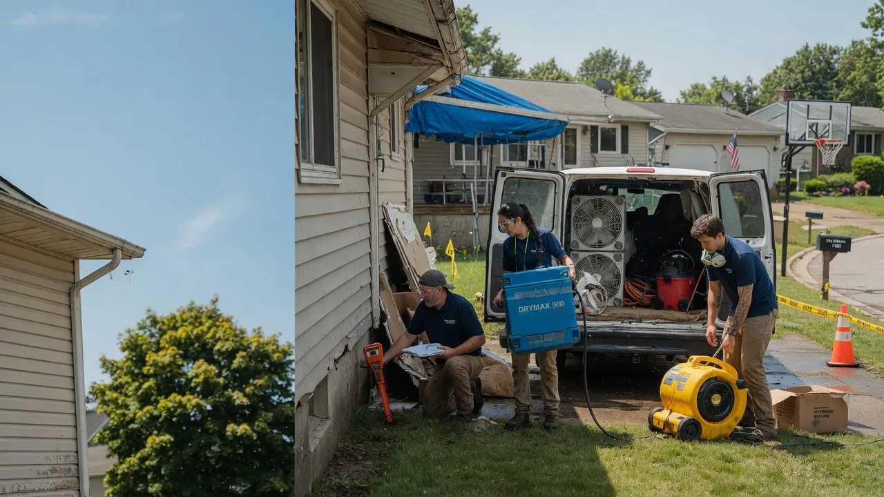 Ceiling Leak Cleanup in Campbelltown, PA near me